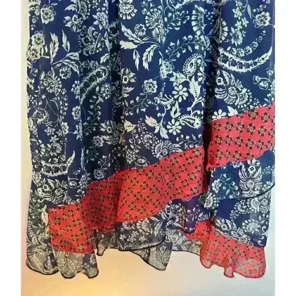 Accidentally in Love blue floral dress size M - Picture 5 of 8